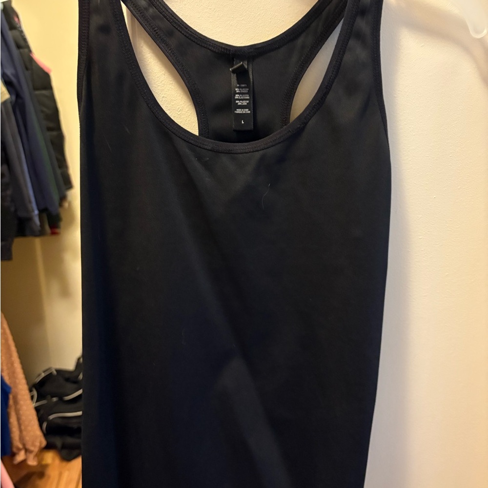 SKIMS Black Racerback Bodysuit